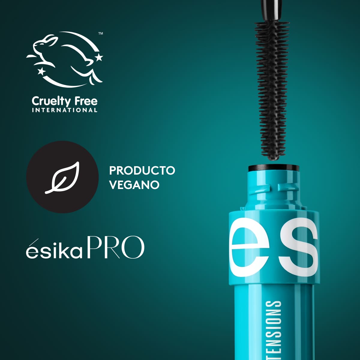 Maquillaje Mega Tubing Extensions Máscara de Pestañas de ésika - Miniatura 13