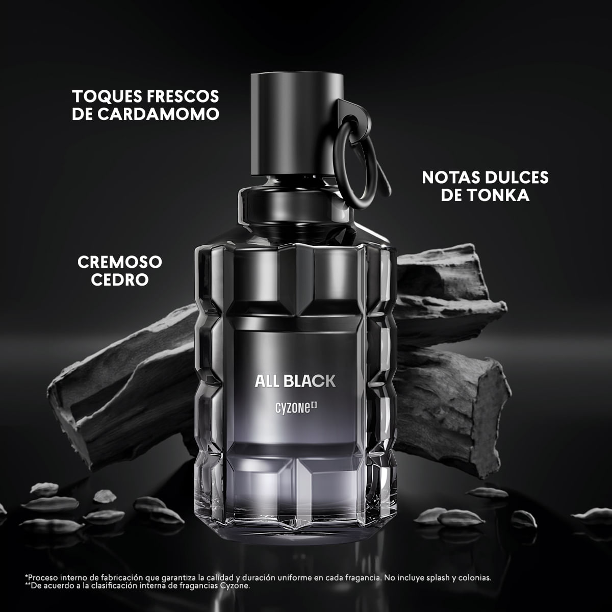 Perfume All Black, 90 ml de Cyzone - Miniatura 3