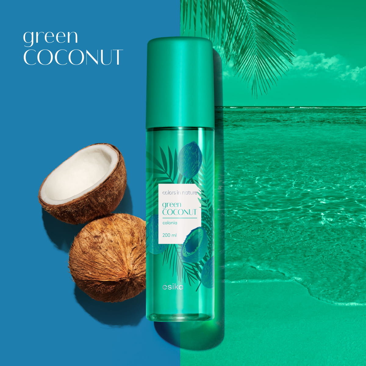Perfume Green Coconut, 200 ml de ésika - Miniatura 3